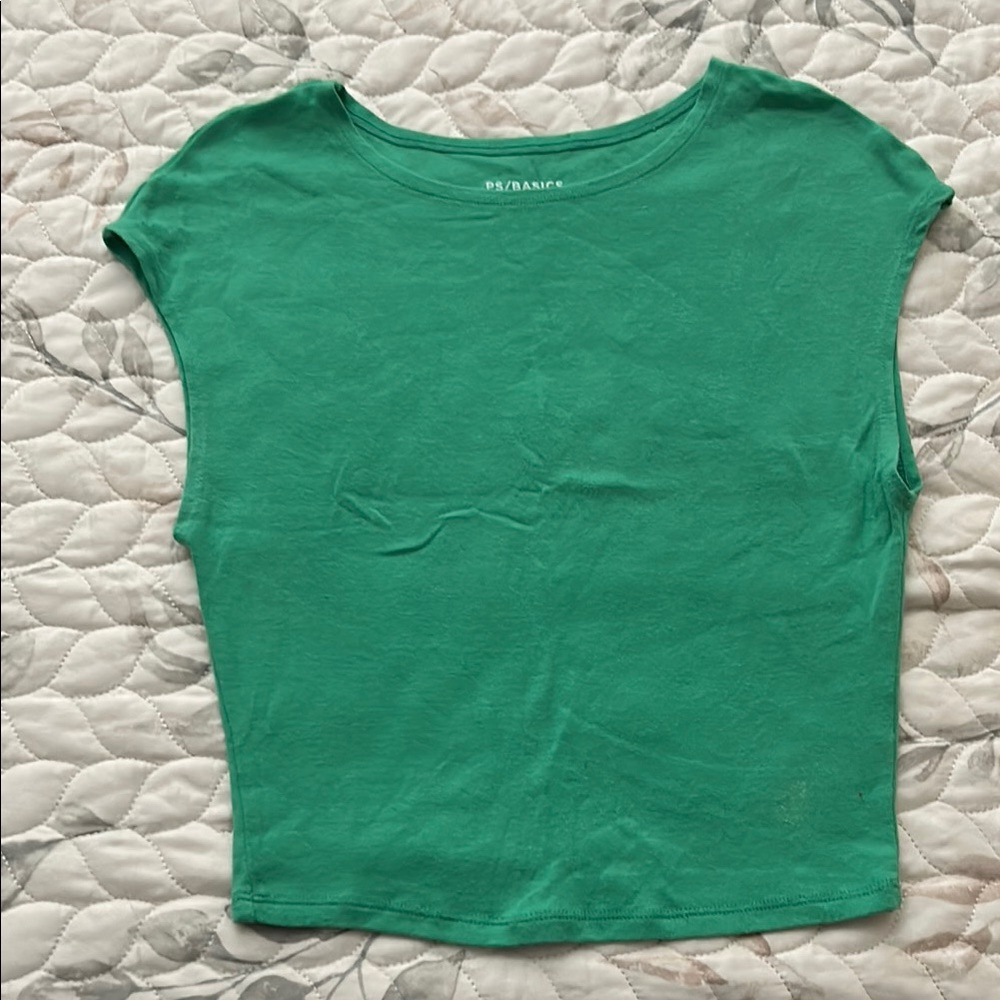 PacSun Green Crop Top